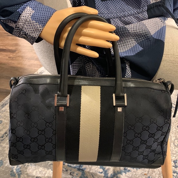 💙 Gucci GG Web Boston Handbag 💙 - Picture 17 of 17